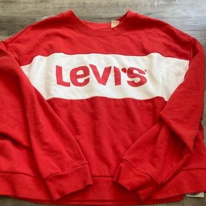 Red Levi’s sweatshirt size cl